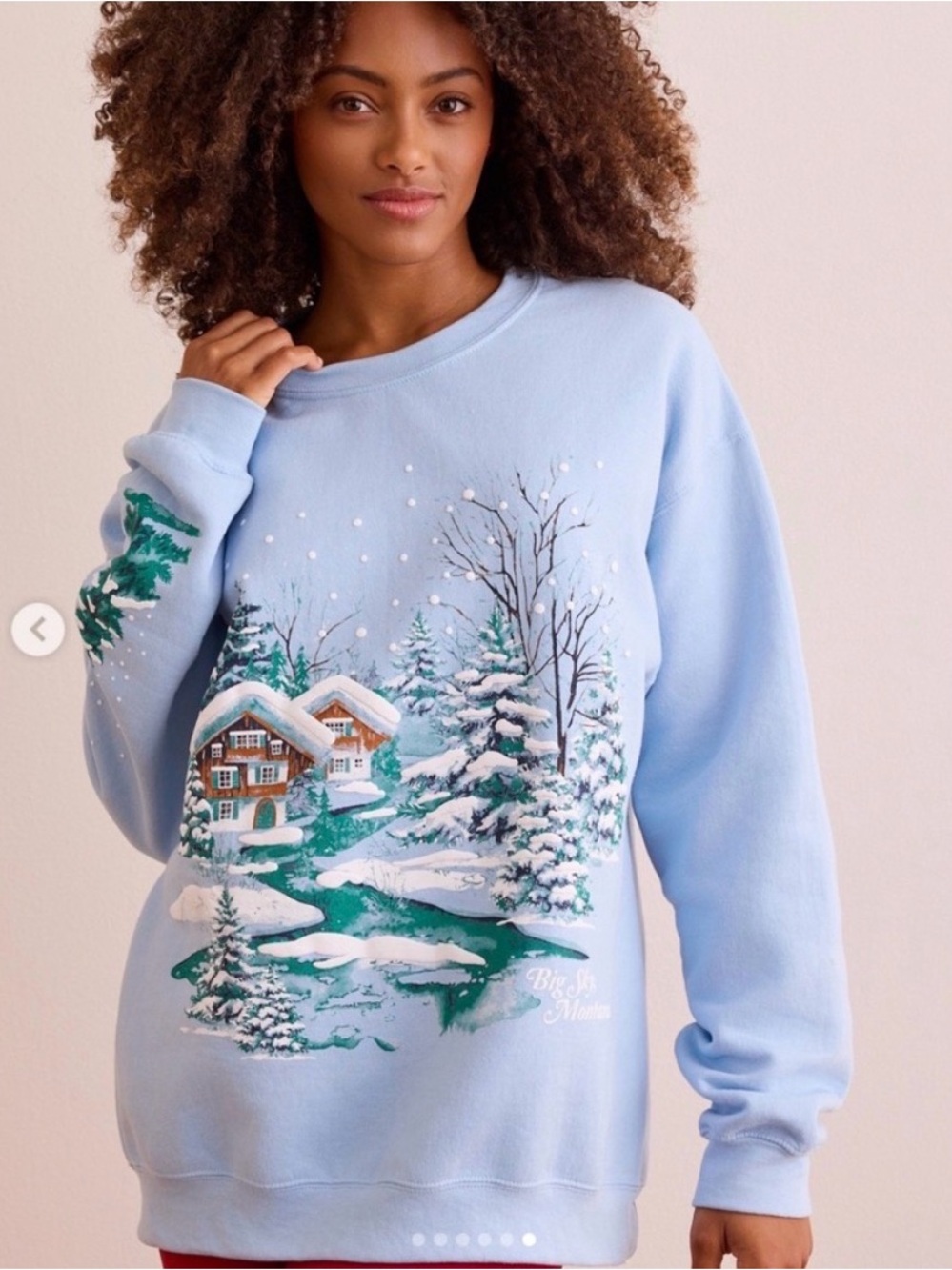 Altar’d State Winter Scene Sweatshirt